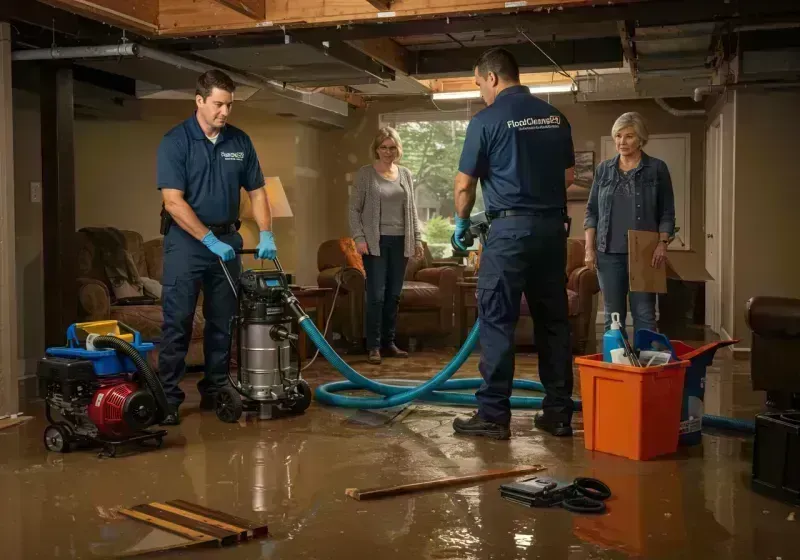 Basement Water Extraction and Removal Techniques process in New Town, ND